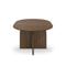 Mesa de jantar redonda extensível ZELIE de 110/150 cm em MDF com acabamento em nogueira. - 8
