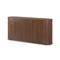 ALBA Sideboard mit 3 Türen, 160 cm, dunkle Holzoptik, Melaminbeschichtung - 6