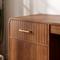 120cm desk, 1 door, 1 drawer, walnut finish MALO - 2