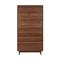 MALO 180cm bookcase, 2 doors, walnut finish - 9