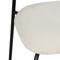 Uitschuifbare tafelset MELOE 140-180cm walnoot beige poten en 4 OLIVIA stoelen corduroy beige - 12