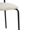 Uitschuifbare tafelset MELOE 140-180cm walnoot beige poten en 4 OLIVIA stoelen corduroy beige - 13