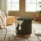 JULIETTE storage pouf in khaki bouclette fabric
