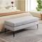 Panca/fine letto MAX tessuto grigio chiaro