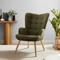 Scandinavian armchair STELLA khaki bouclette with stitching